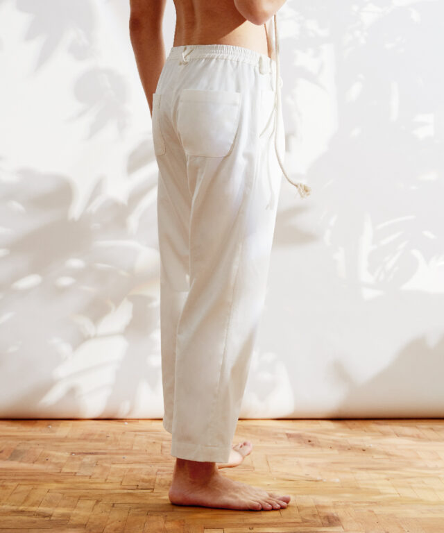 Blanc.Bangkok - PANTALON EN COTON (White Trouser)