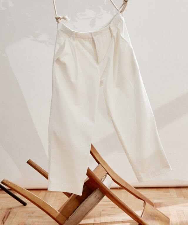 Blanc.Bangkok - PANTALON EN COTON (White Trouser)