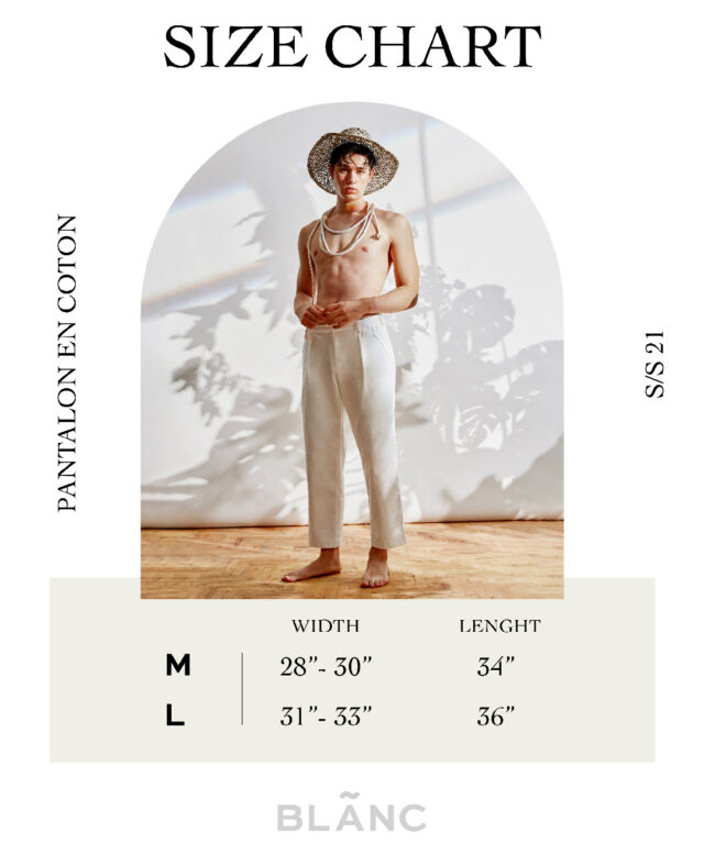 Blanc.Bangkok - PANTALON EN COTON (White Trouser)