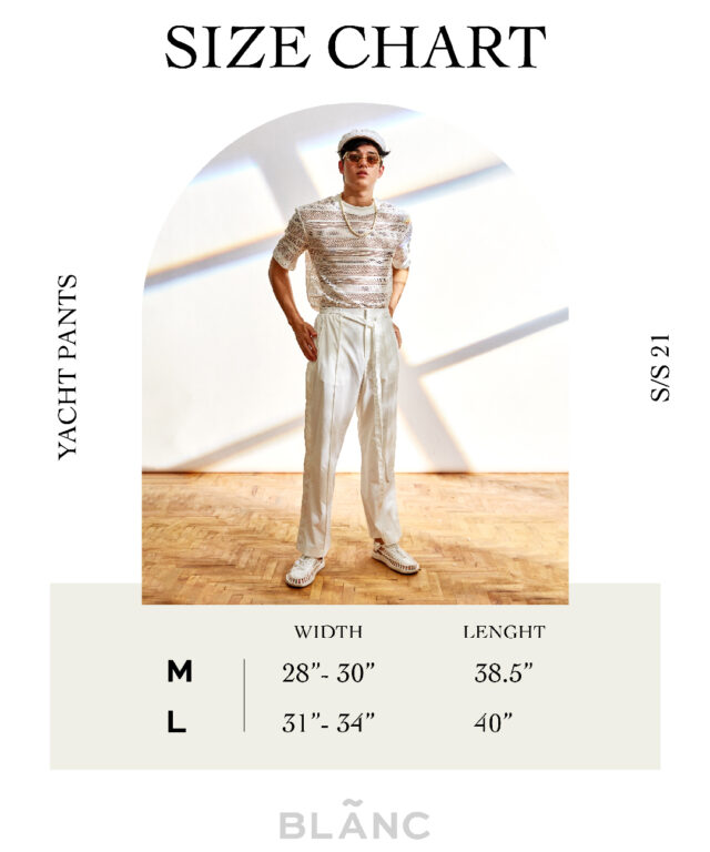 Blanc.Bangkok - YATCH PANTS (white pants)