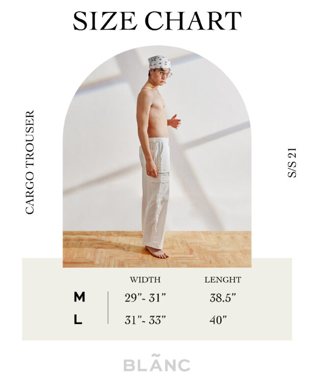 Blanc.Bangkok - CARGO TROUSER