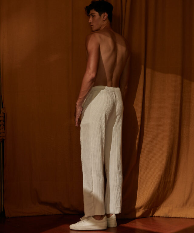 Blanc.Bangkok - PANTALON PLISSÉ (PLEATED TROUSERS)