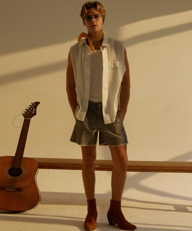 Blanc.Bangkok - Cannes (sleeveless collared shirt)