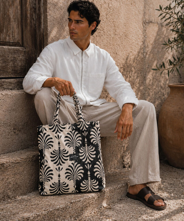 Palm tote (BLÃNC) - Blanc.bangkok