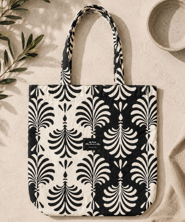 Palm tote (BLÃNC) - Blanc.bangkok
