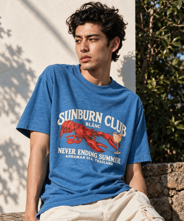LOBSTER BLEU TEE