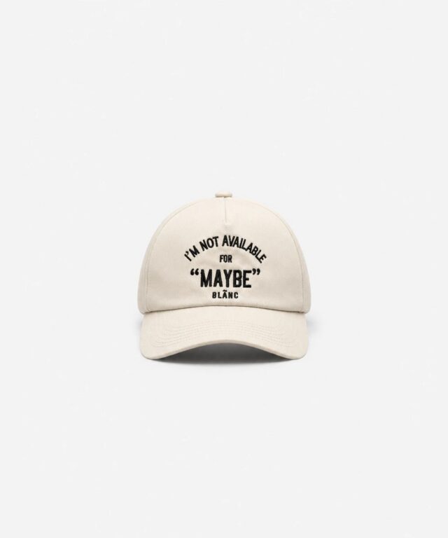 Maybe Cap - Grey – front view